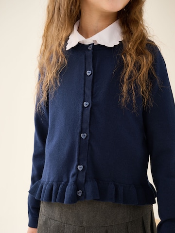 Next Knit Cardigan in Blue: front