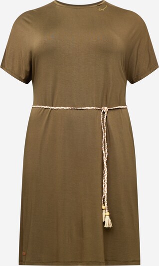 Ragwear Plus Dress 'KASS' in Cappuccino / Olive / White, Item view
