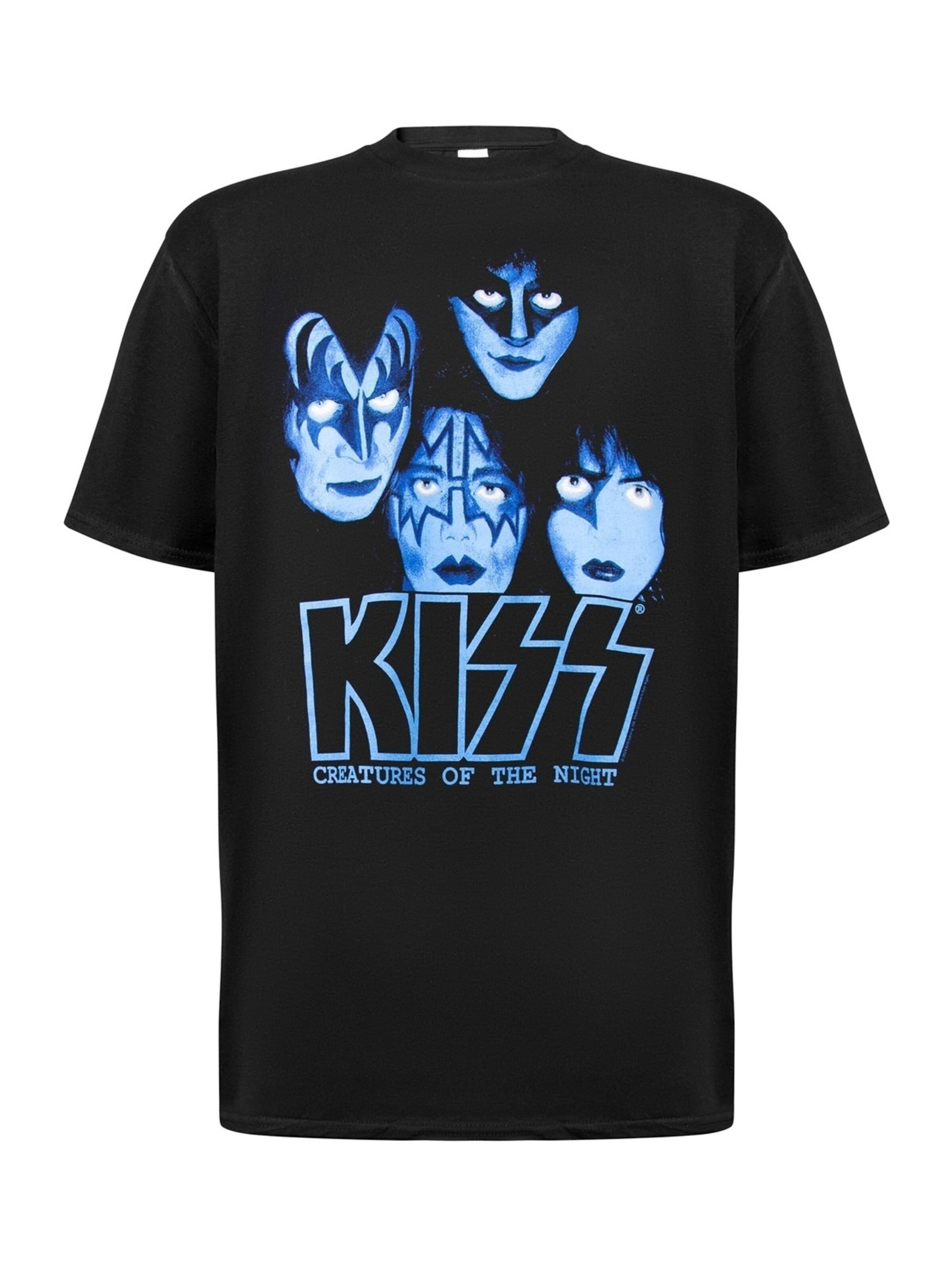 Kiss Shirt 'Creatures Of The Night' in Black: front