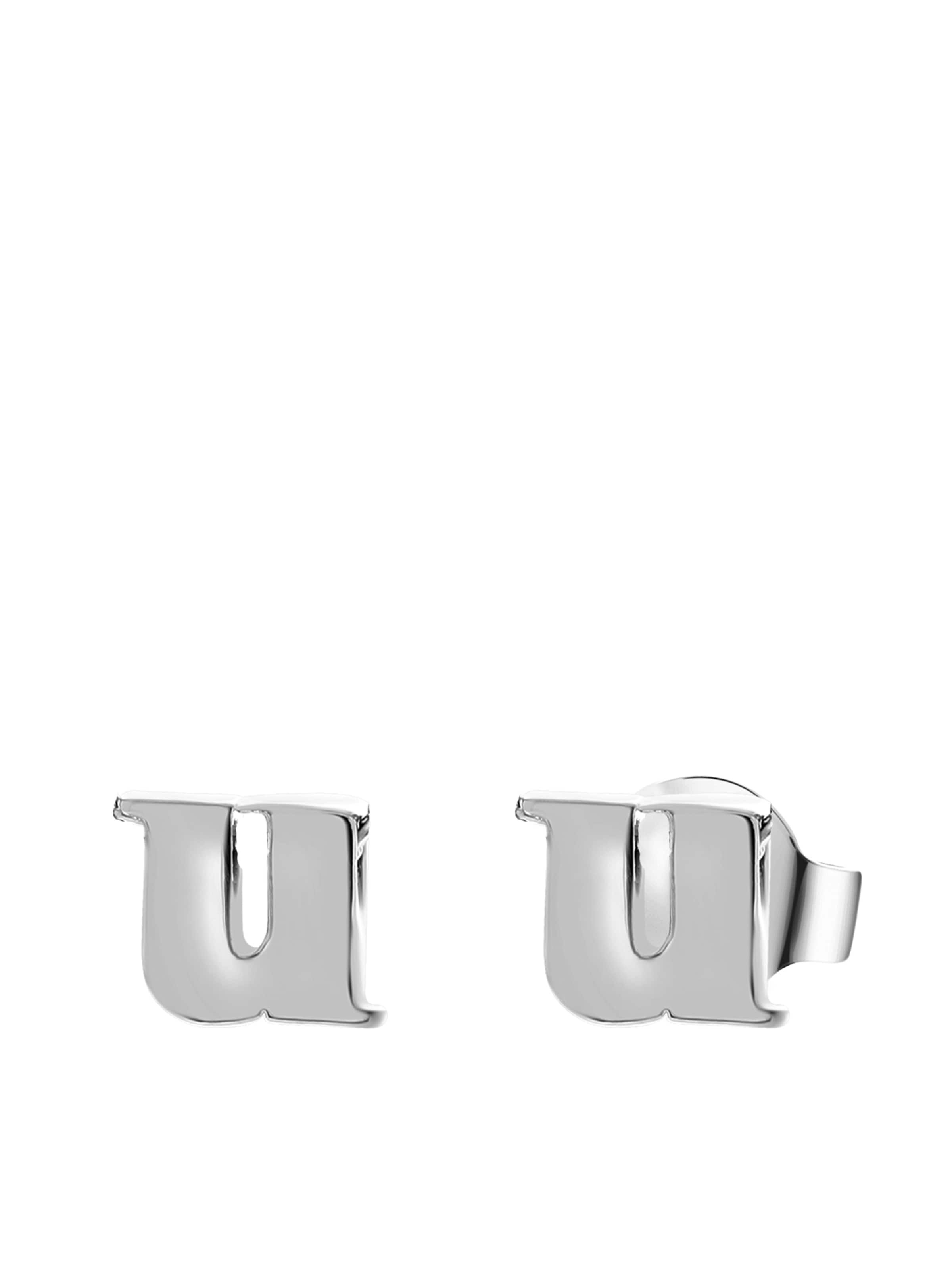 Lucardi Ohrringe in Silber: Vorderseite