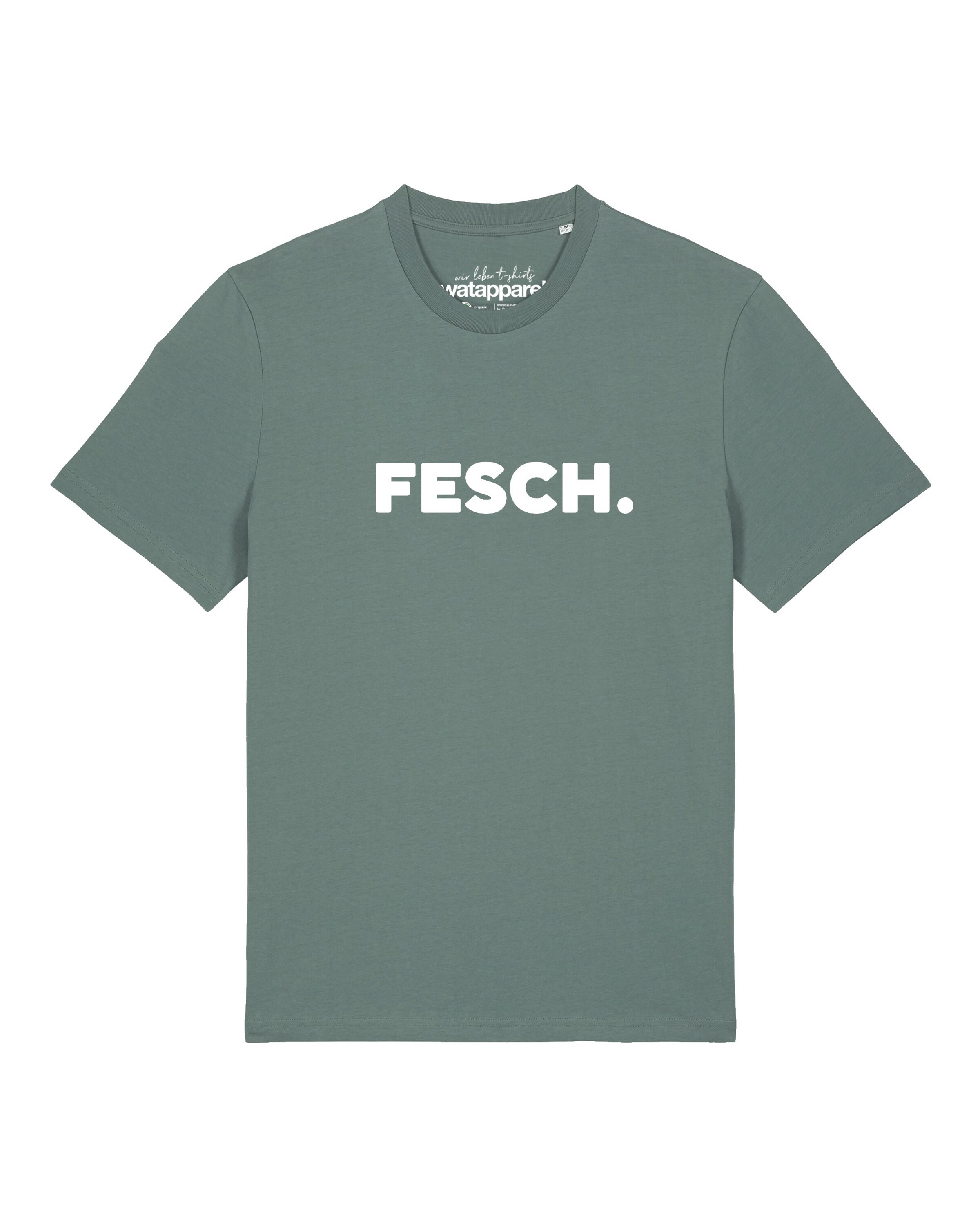 Maglietta 'Fesch' di Watapparel in verde: frontale