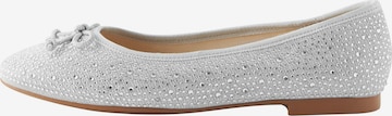 Ballerina 'Forever Comfort' di Next in argento: frontale