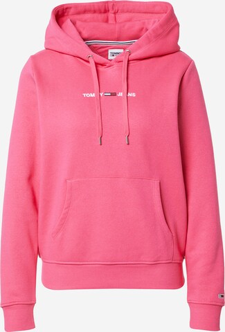 Tommy Jeans Sweatshirt in Roze: voorkant