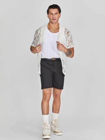 SikSilk Regular fit Overhemd in Beige