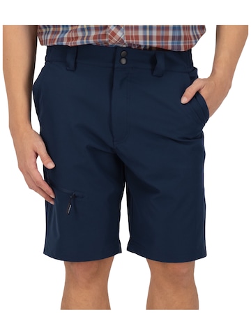 deproc Slimfit Udendørsbukser 'Trekkingshorts Kentville MEN Bermuda Outdoorhose Funktionshose Shorts' i blå: forside