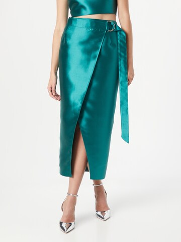 Warehouse Skirt in Green: front