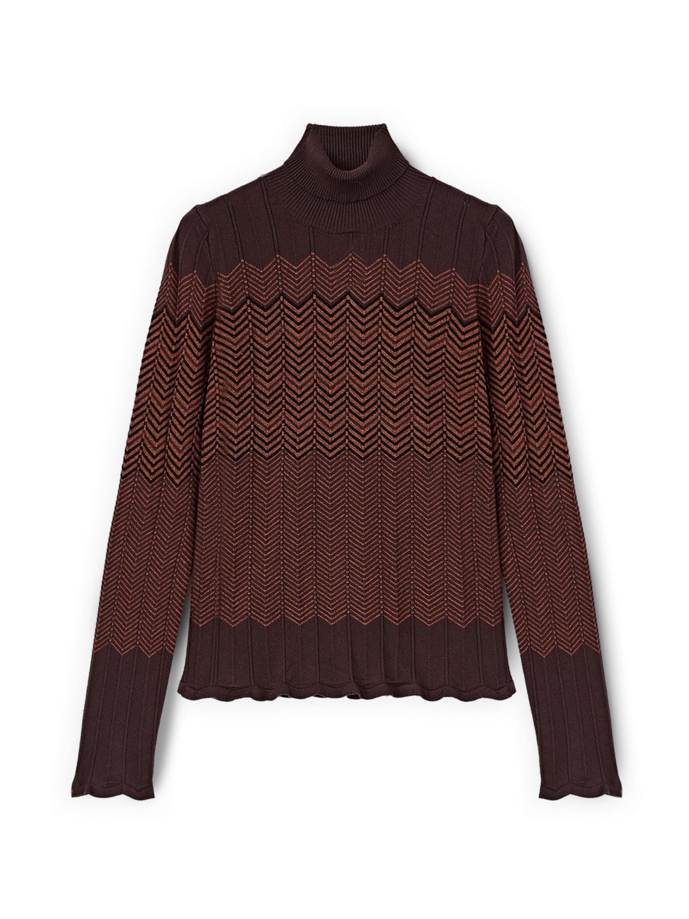 MOTIVI Pullover‌‌‌ in Braun: Vorderseite