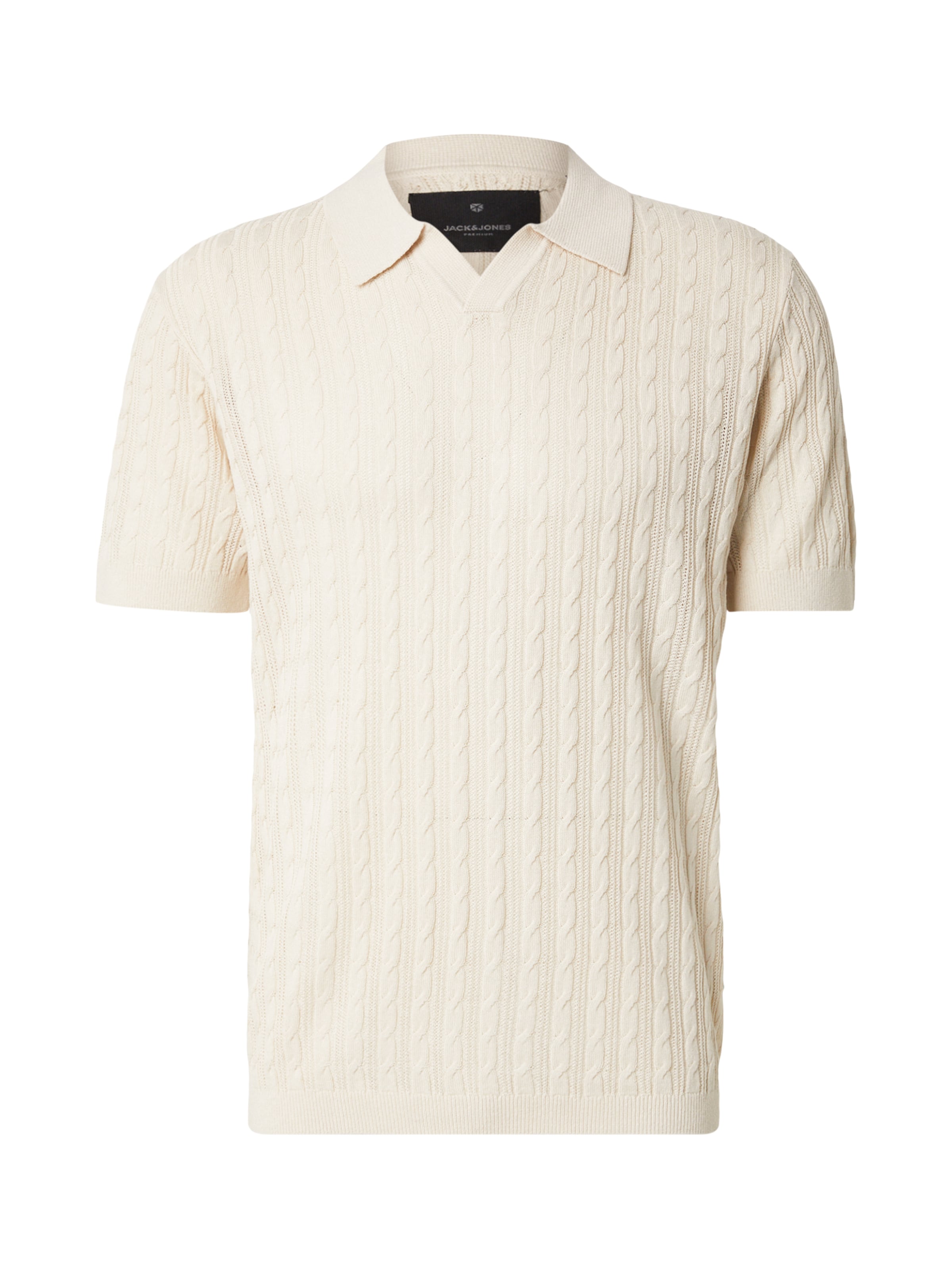 Jack & Jones Premium Pulóver 'JPRBLAJAMES' - bézs: elől