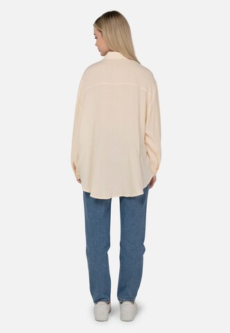 FRESHLIONS Regular fit Blouse 'Honari' in Beige