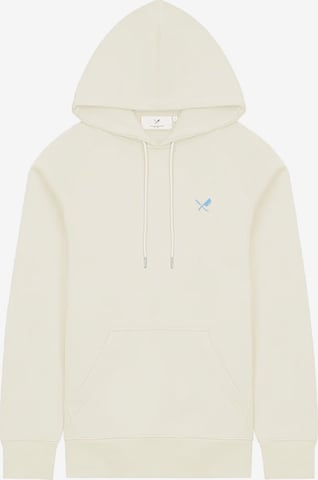 Sweat-shirt 'Chalk' Distorted People en beige : devant