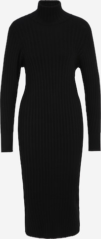 Vero Moda Tall Πλεκτό φόρεμα 'WIELD' σε μαύρο: μπροστά