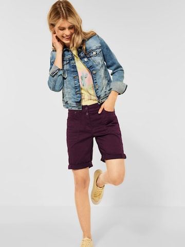 Regular Pantalon CECIL en violet
