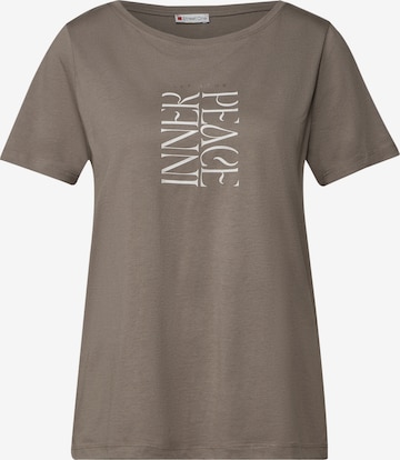 STREET ONE - Camiseta en beige: frente