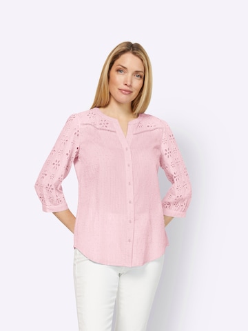 heine Bluse i pink