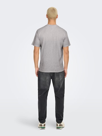 Only & Sons Shirt 'ONSDAWSON' in Grey