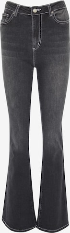 Trendyolregular Traperice - crna boja: prednji dio