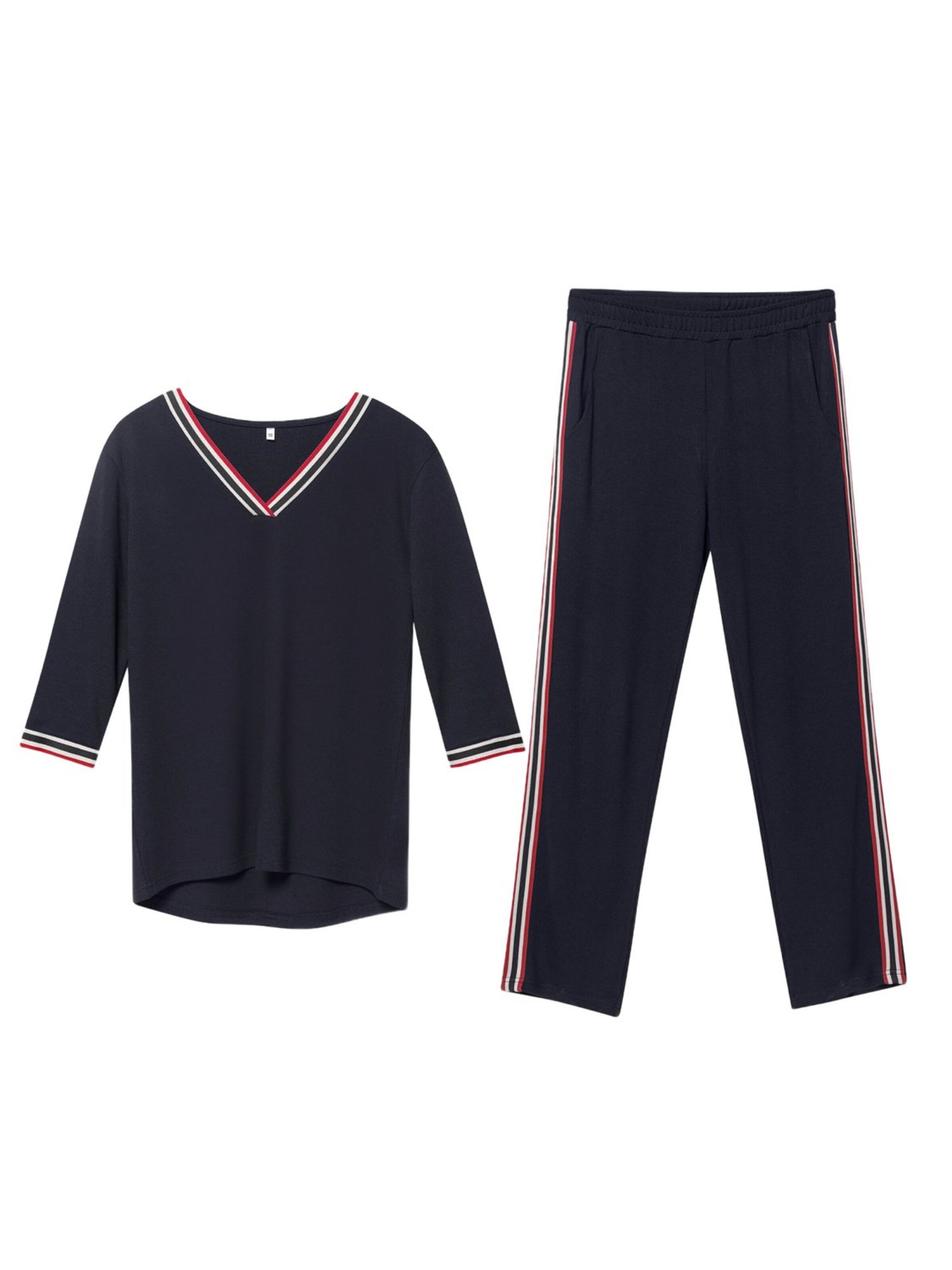 Pantalons de tailleur Erdem en bleu : devant