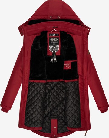 MARIKOO - Parka de inverno 'Kamii' em vermelho