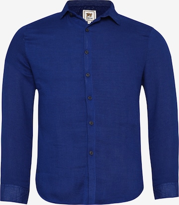 Campus Sutra Regularny krój Koszula 'Thyrza' w kolorze niebieski: przód