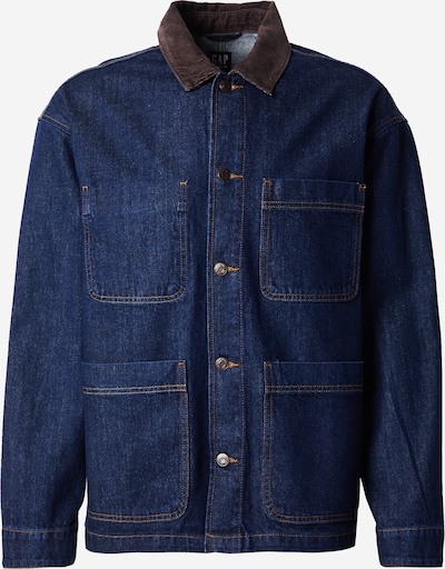 GAP Välikausitakki värissä sininen denim / ruskea, Tuotenäkymä