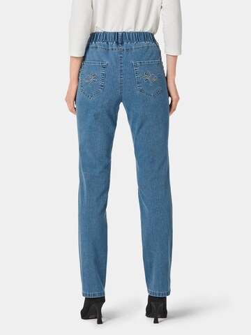 Goldner Regular Jeans 'Louisa' in Blauw