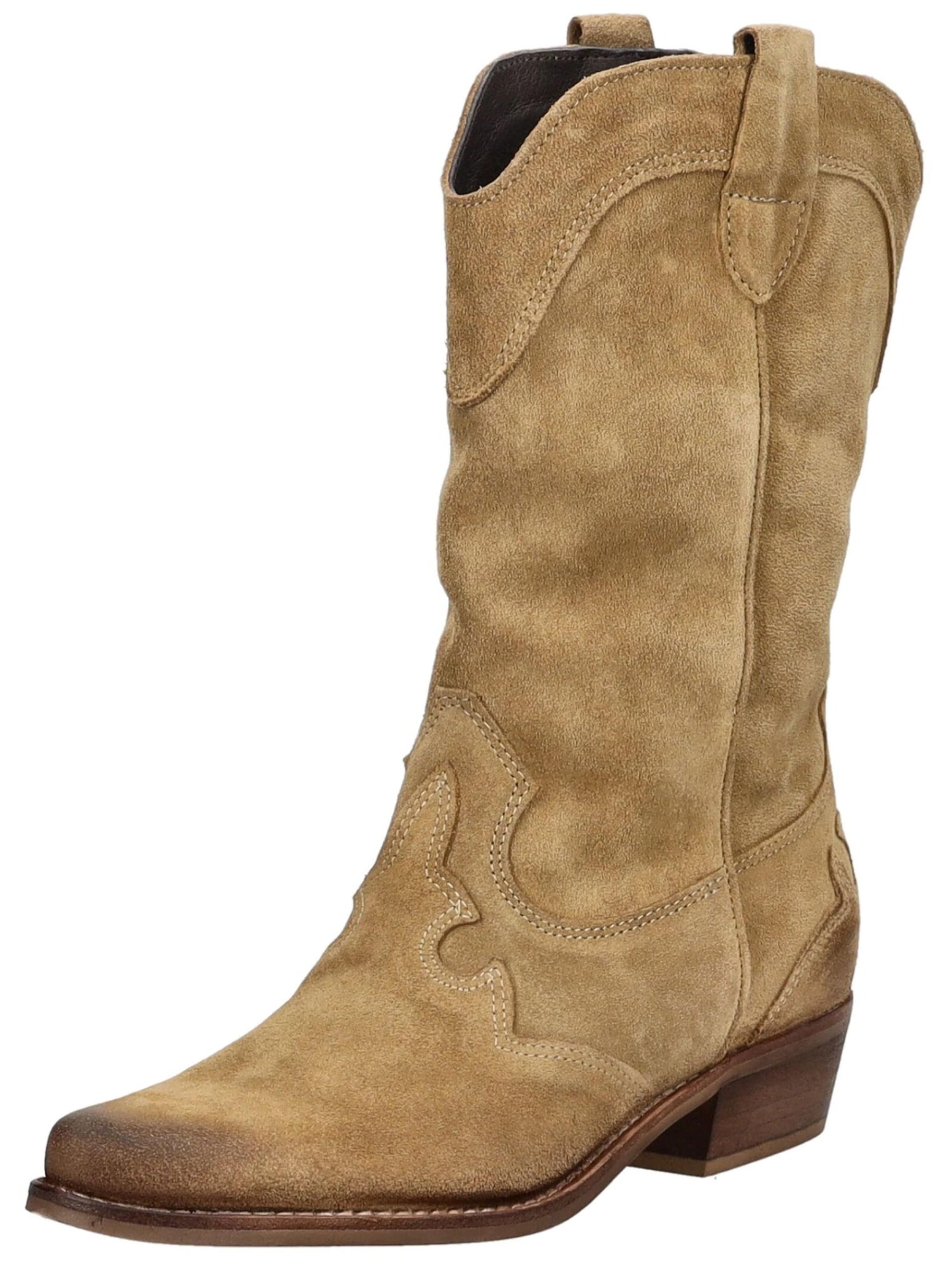 FELMINI Cowboy boot in Beige: front