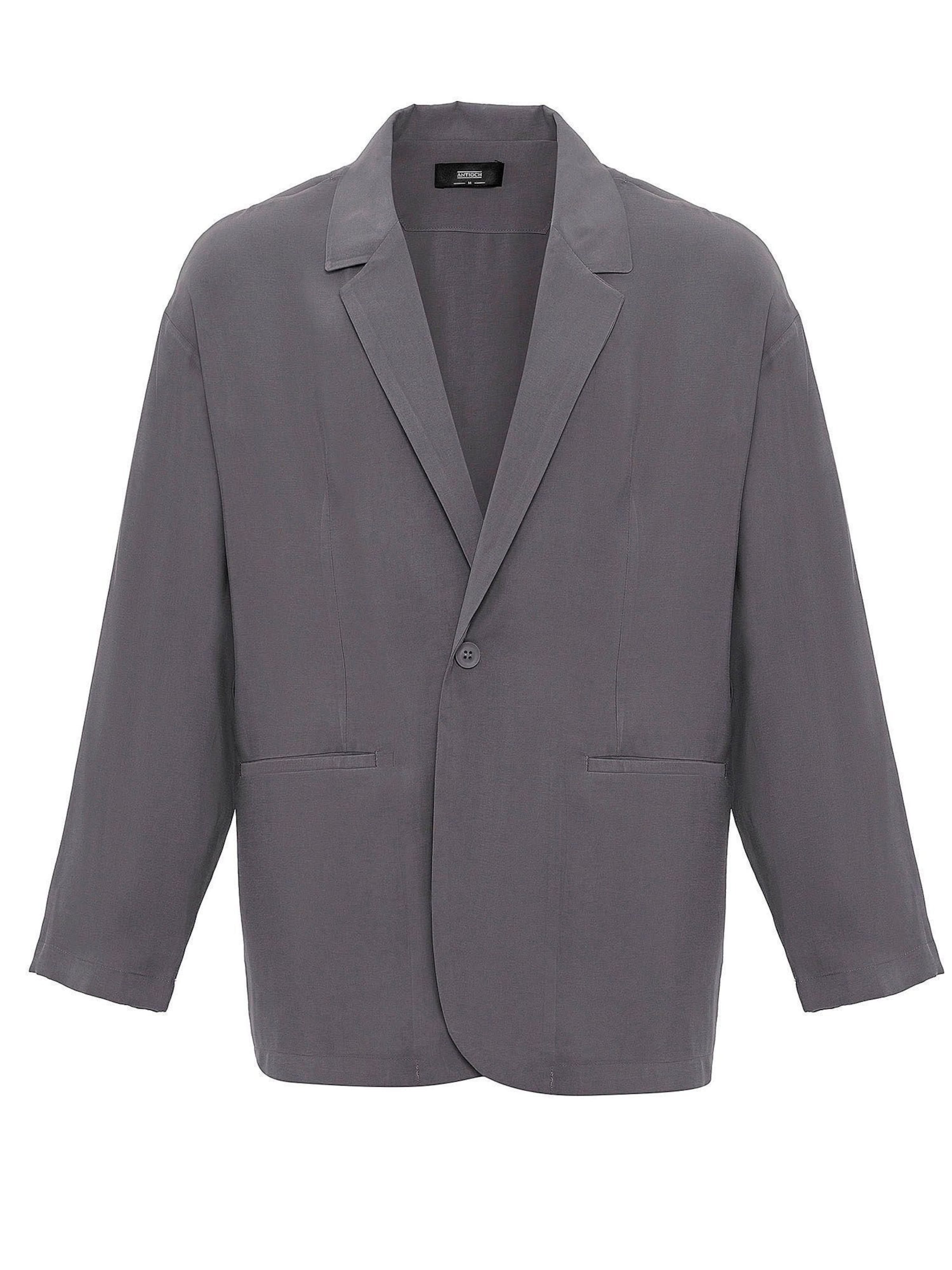 Antioch Comfort Fit Jakke i grå: forside