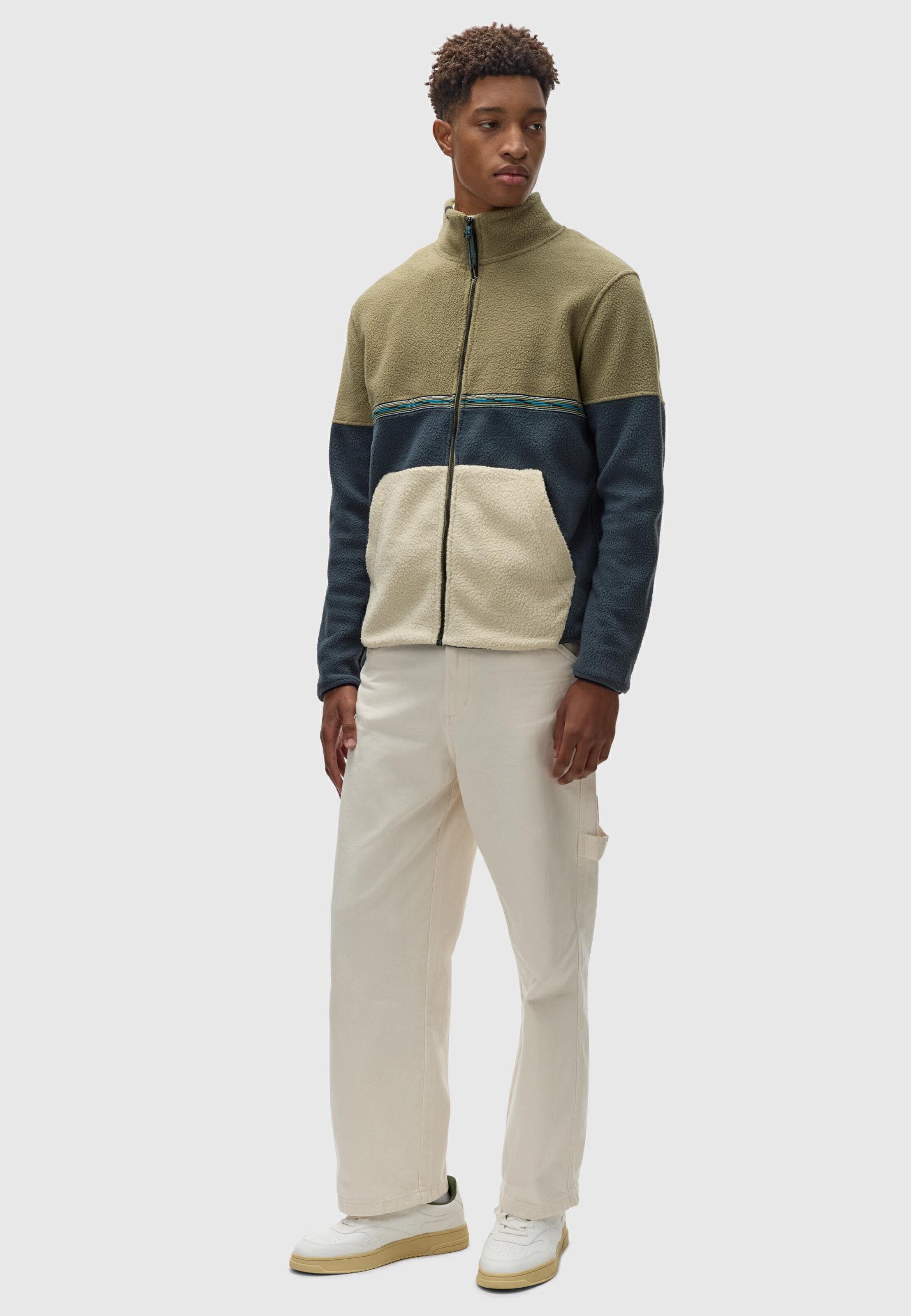 Ragwear Jachetă fleece 'Lonndy' pe Oliv, Verde Stuf, Verde Pin