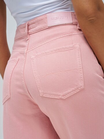 Salsa Jeans Loosefit Jeans in Roze