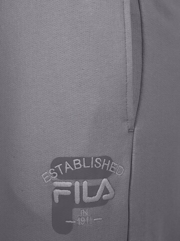 FILA Tapered Trousers 'BAULER' in Grey