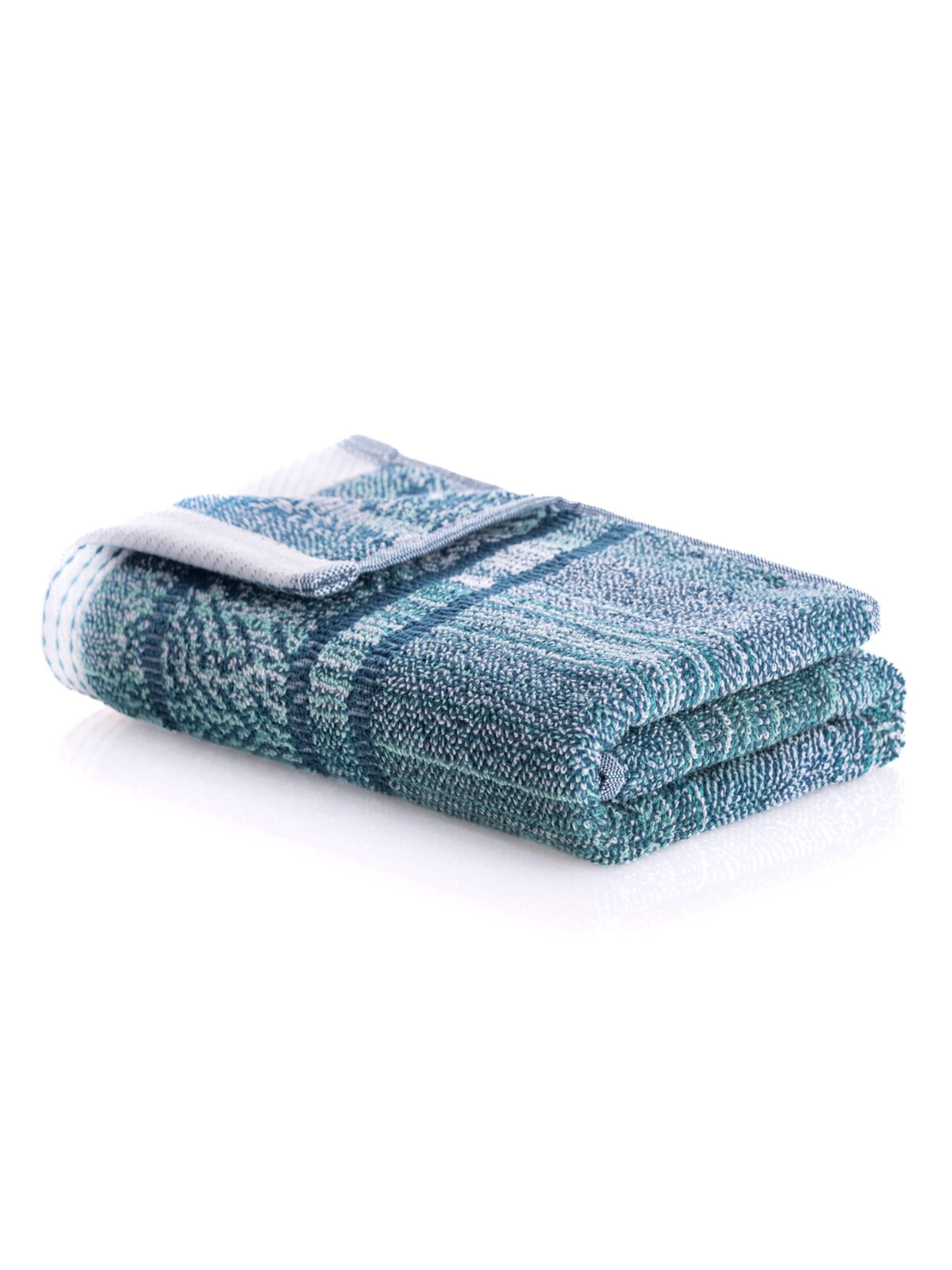 Sorema Handdoek 'MAZE' in Blauw