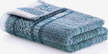 Sorema Handdoek 'MAZE' in Blauw: voorkant