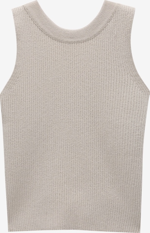 Top di Pull&Bear in grigio: frontale