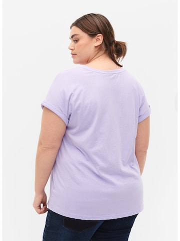 T-shirt 'KATJA' Zizzi en violet