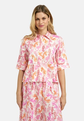 Milano Italy Bluse in Pink: Vorderseite