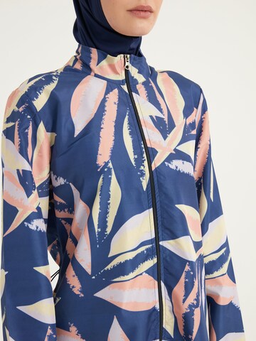 Riva Mera by Marina High neck Swimsuit Dress 'Riva Mera by Marina' in Blue