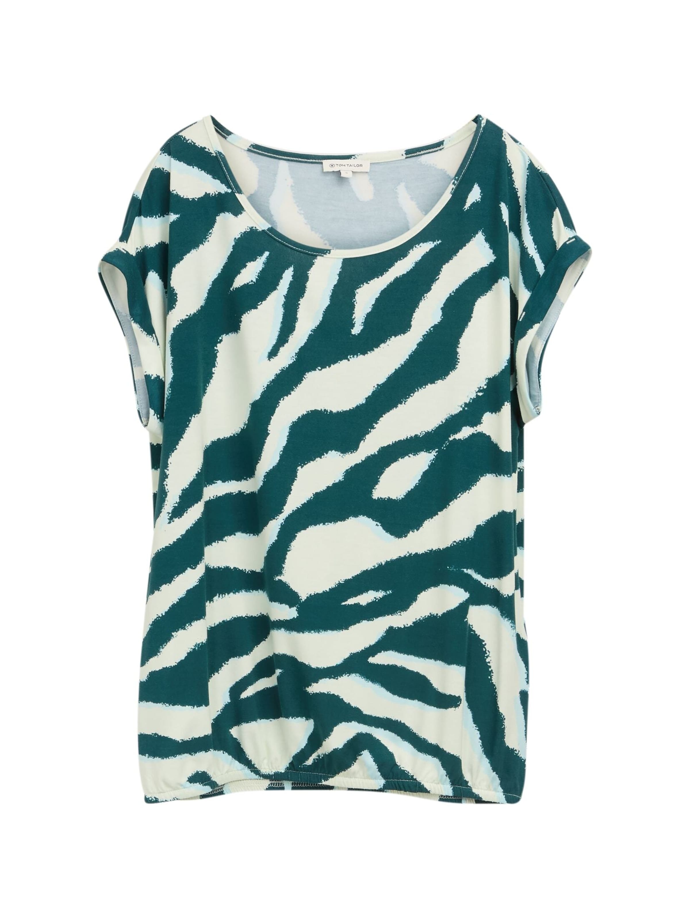 TOM TAILOR Shirt in Groen: voorkant