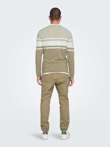 Only & Sons Sweater 'Niguel' in Grey