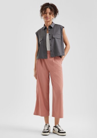 Wide Leg Pantalon QS en orange