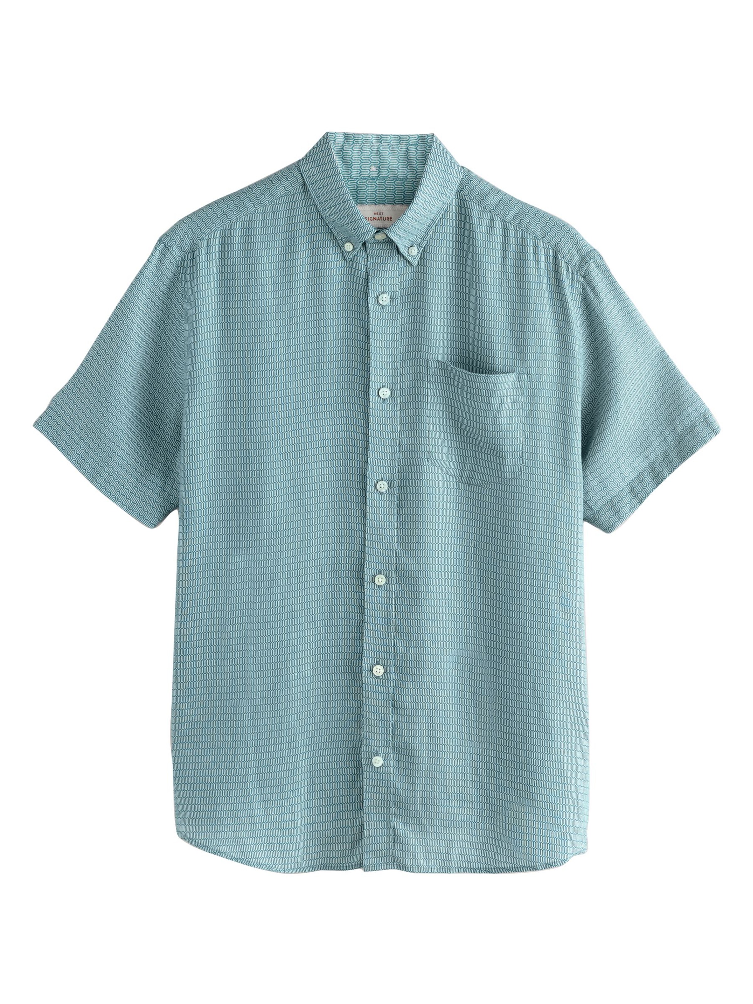 Next Klasický střih Košile – modrá: přední strana