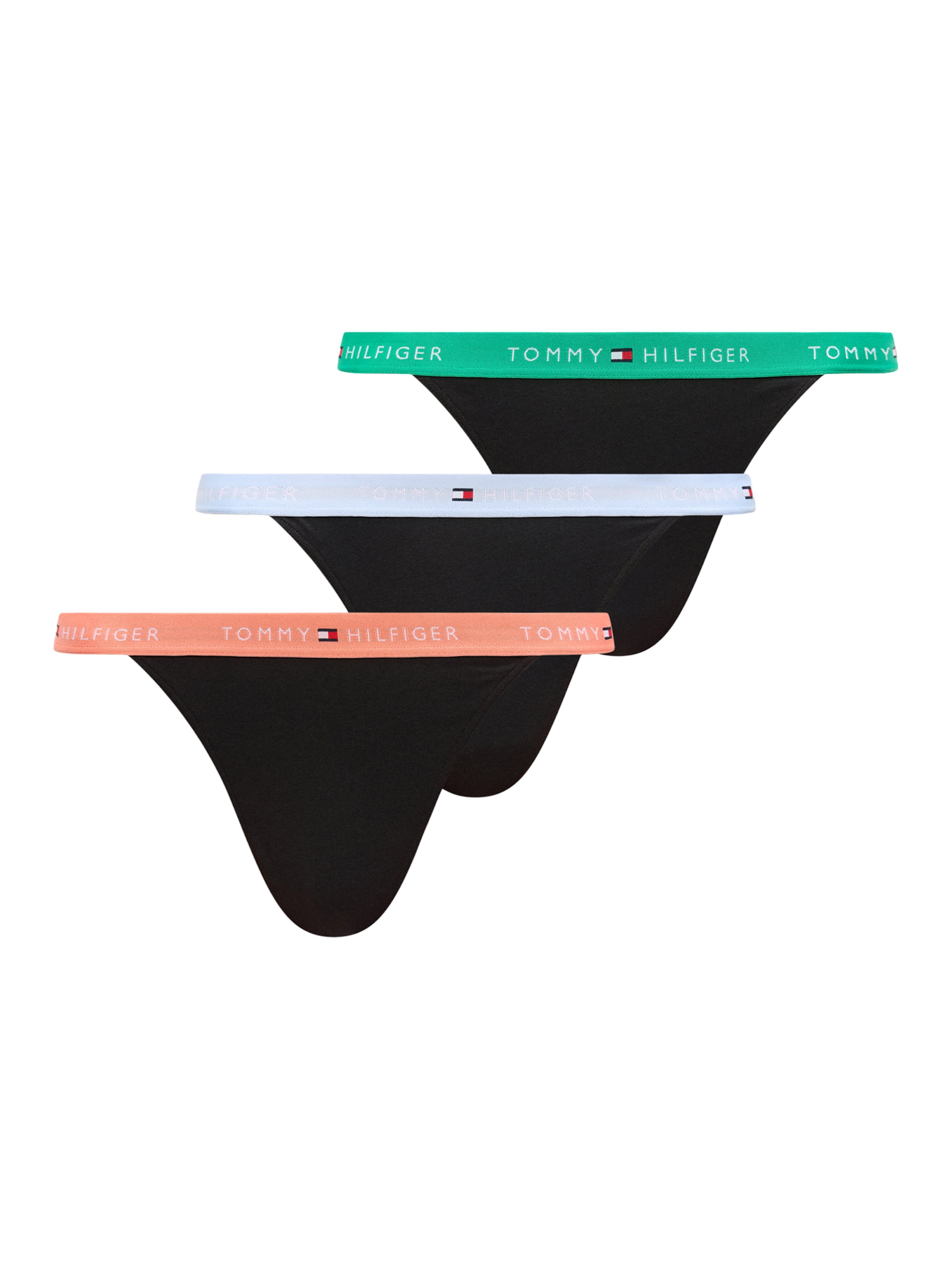 Tommy Hilfiger Underwear - Tanga en negro: frente