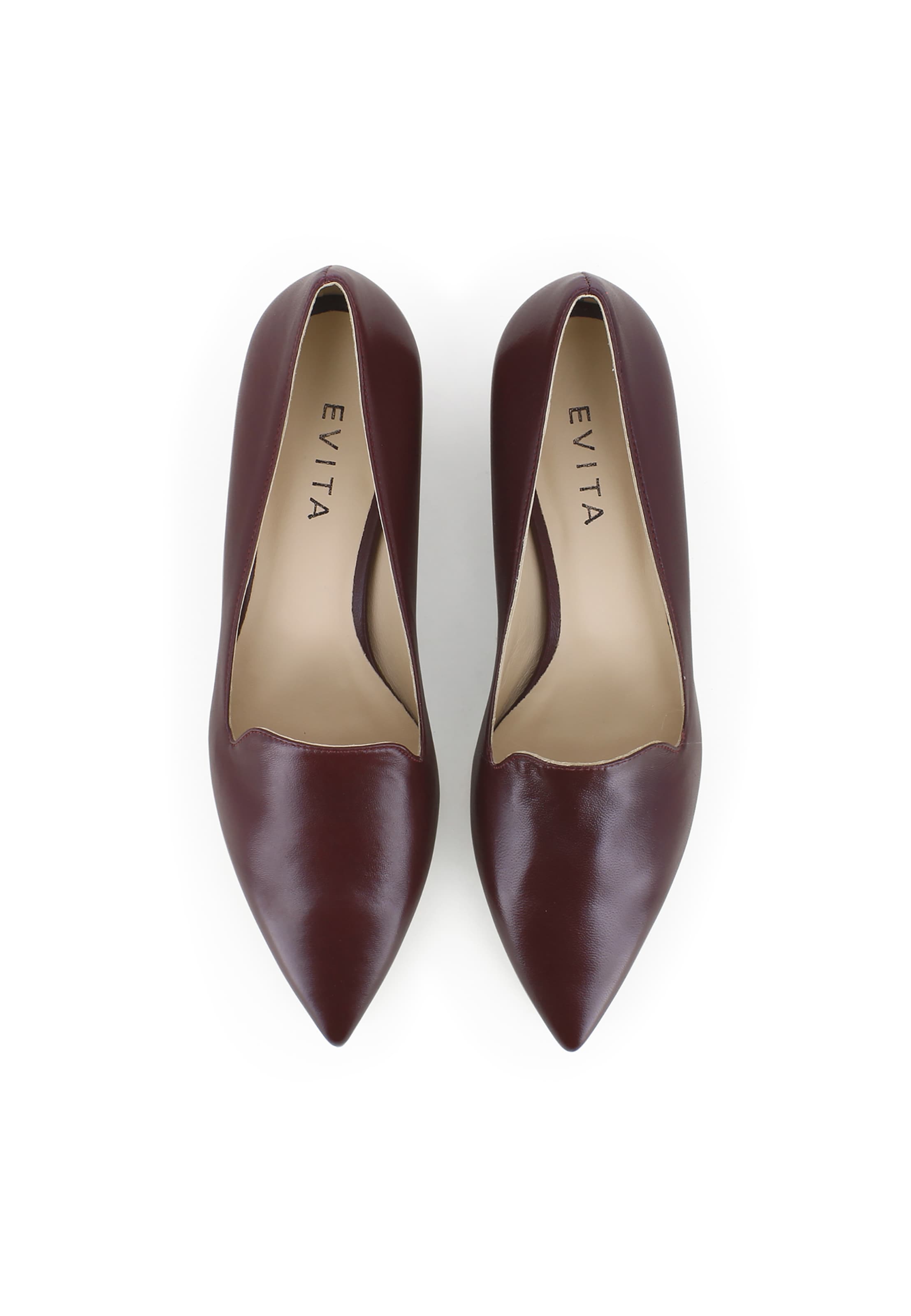 EVITA Slipper 'FRANCA' in Rot