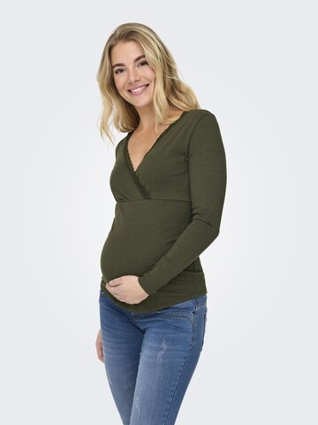 Only Maternity Shirt 'OLMIpass' in Groen