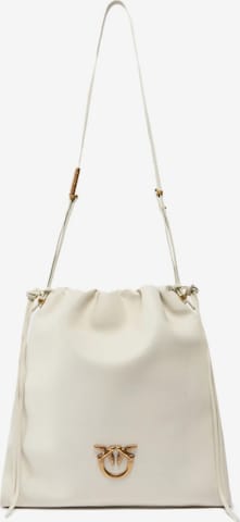 Borsa a spalla '104359 A270' di PINKO in bianco: frontale