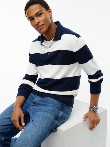 Tommy Jeans Sveter 'ESSENTIAL' - Modrá