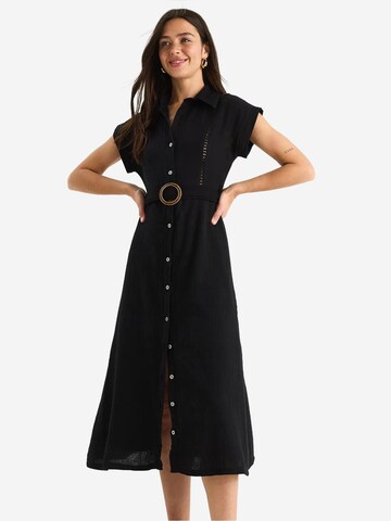 Robe-chemise Bianco Lucci en noir