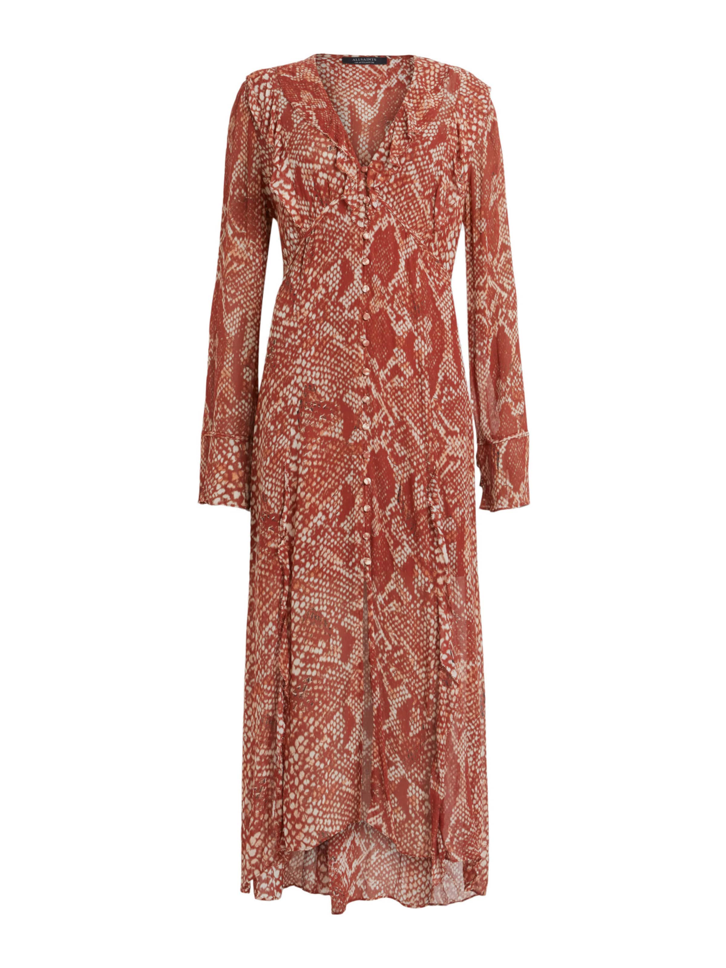 AllSaintsHaljina - crvena boja: prednji dio