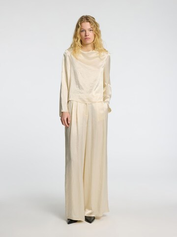 SELECTED Bluse i beige