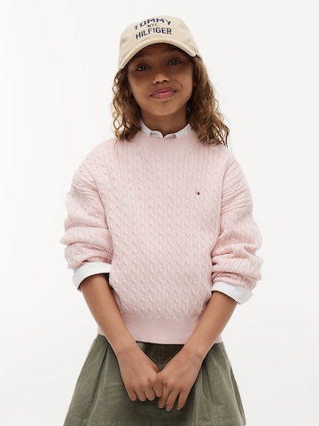 TOMMY HILFIGER Pullover in Pink: Vorderseite