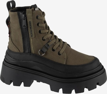 Rieker Schnürstiefel 'Rieker Booties L7701' in Schwarz: Vorderseite